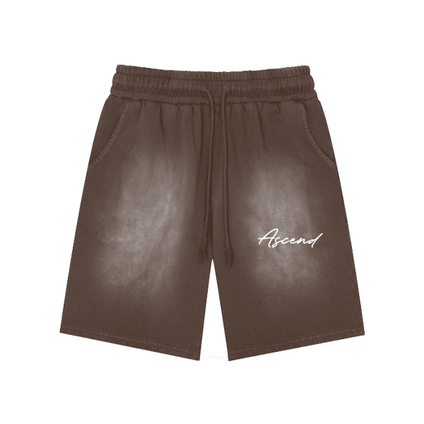 Signature Washed Cotton Shorts | Mocha ODMPOD 