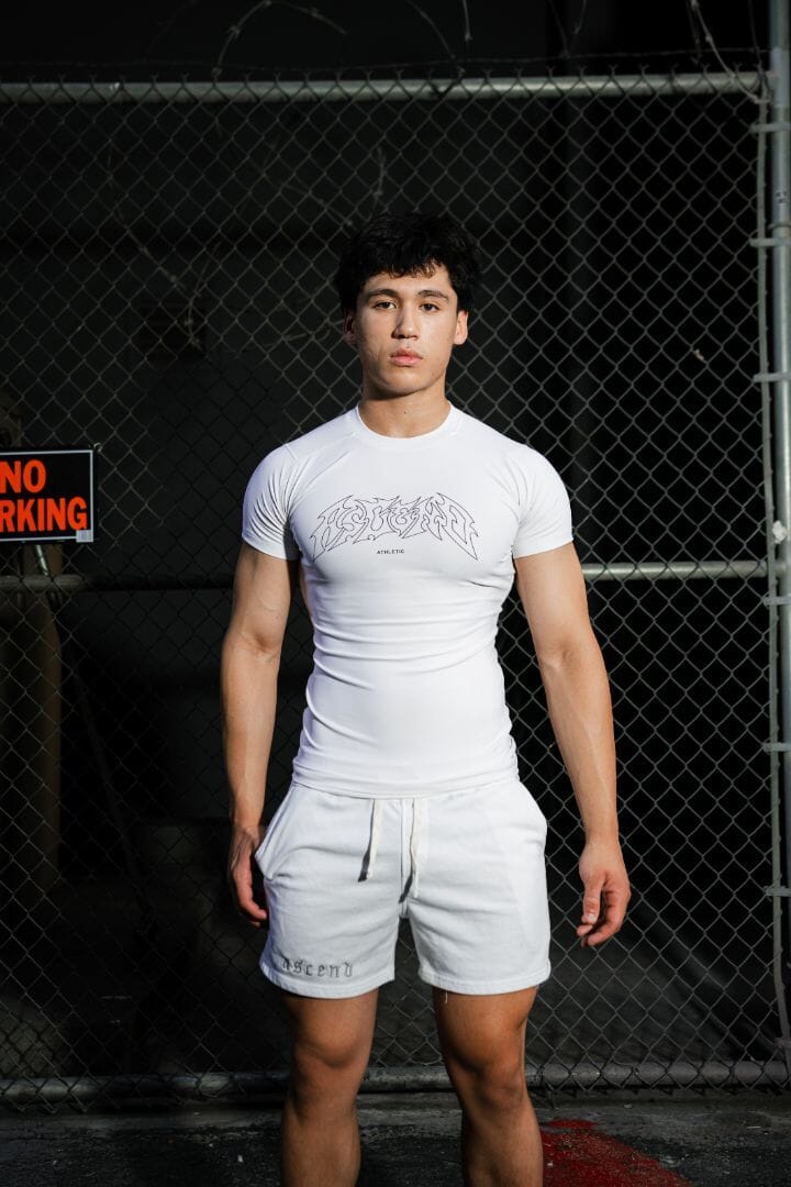 'Aura' Compression Shirt | White Ascend Athletic 