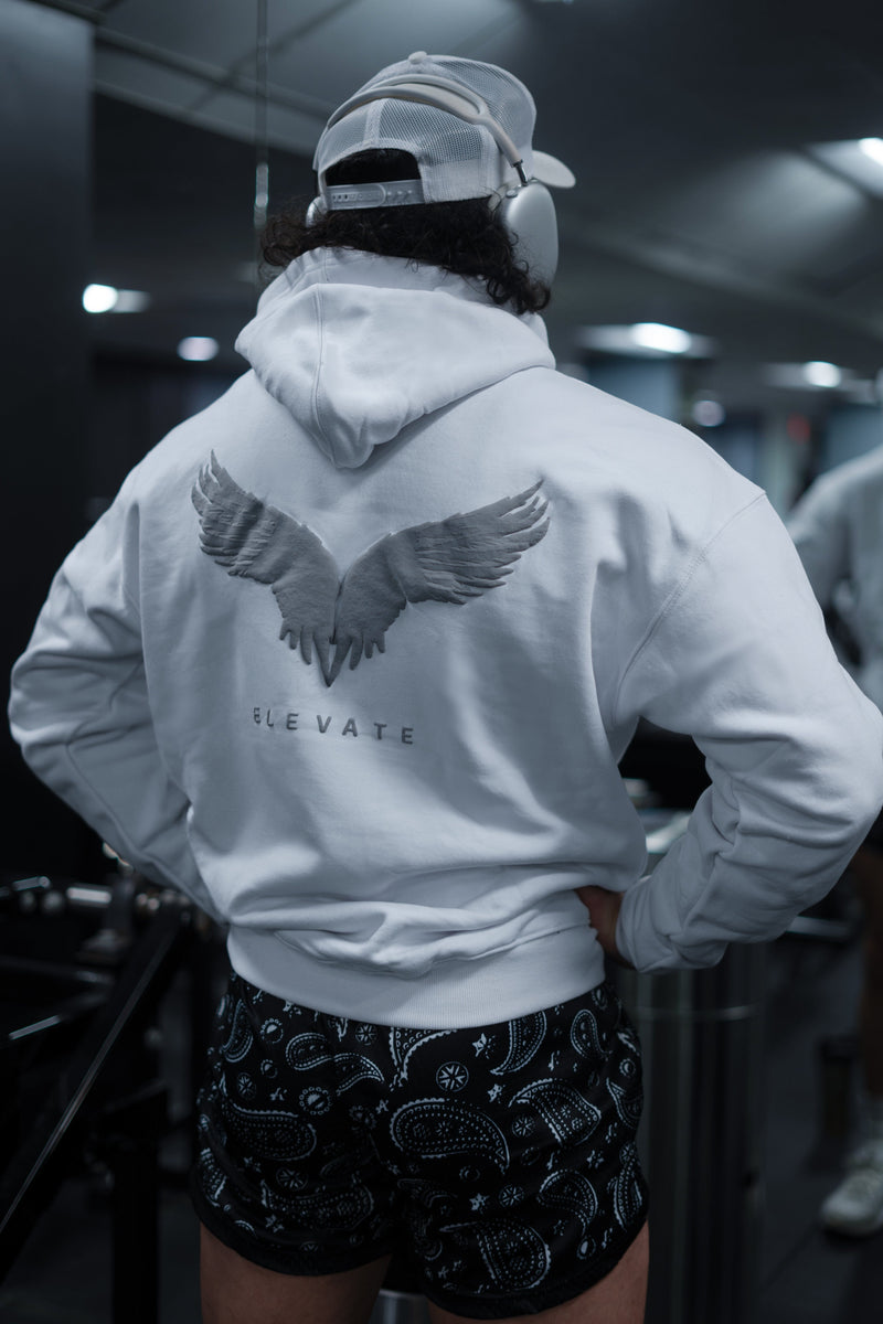 Ascend 'Elevate' Hoodie | White Ascend Athletic 