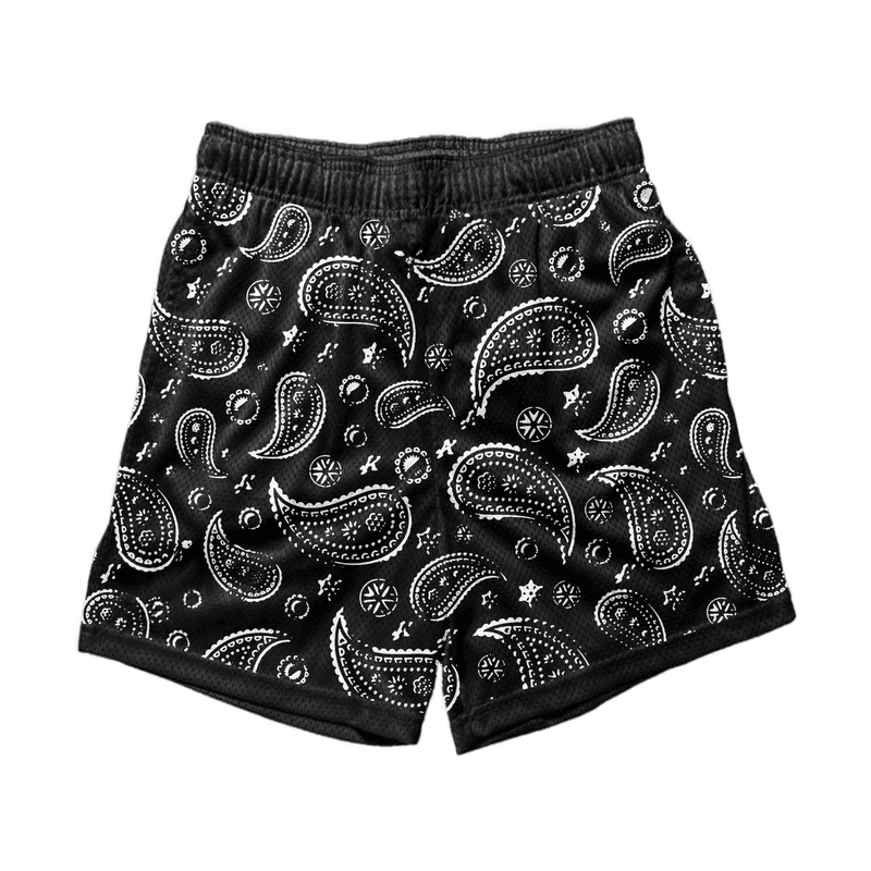 Paisley Shorts | Black ODMPOD 