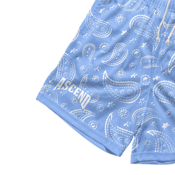 Paisley Shorts | Blue ODMPOD 