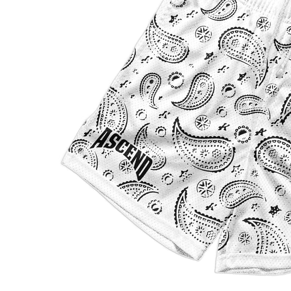 Paisley Shorts | White ODMPOD 